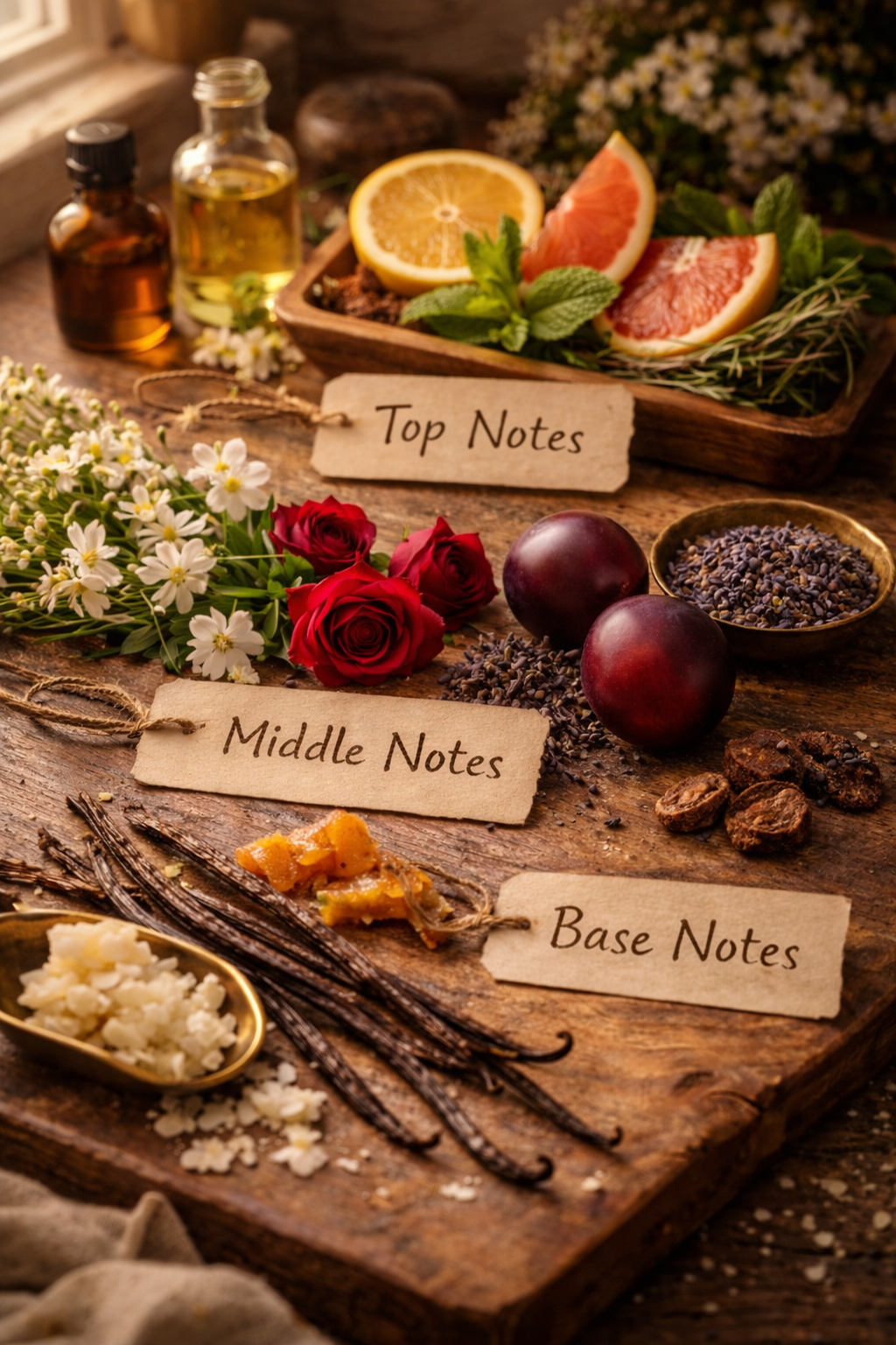 What Top, Heart and Base Notes Actually Mean
