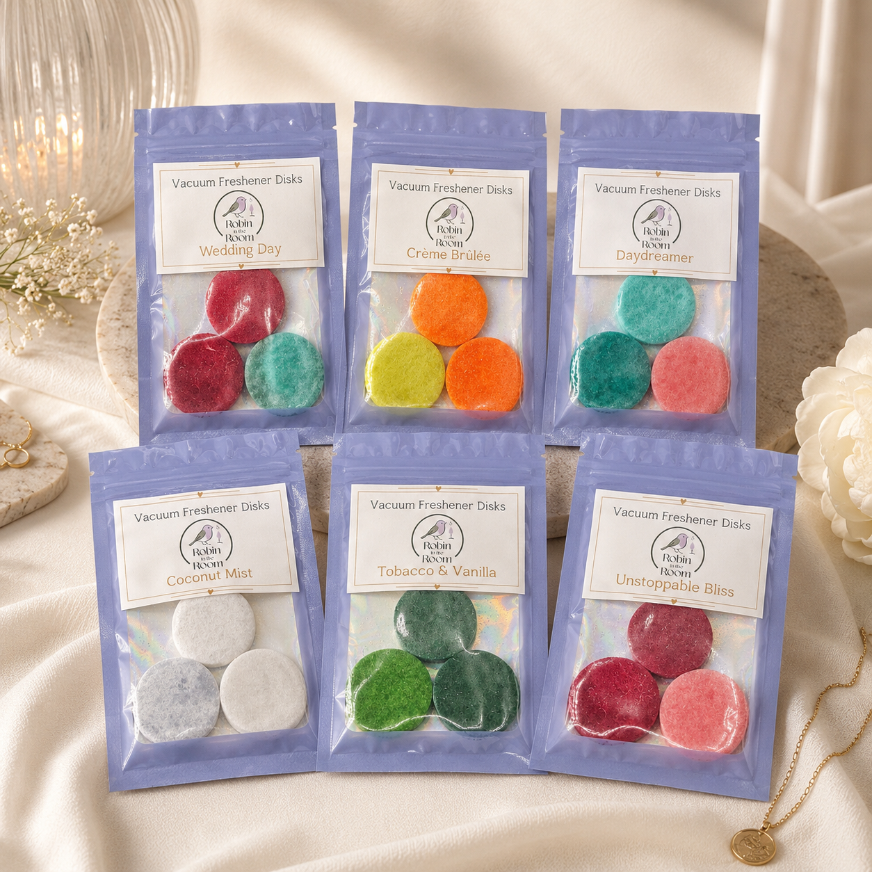 Vacuum Freshener Disks