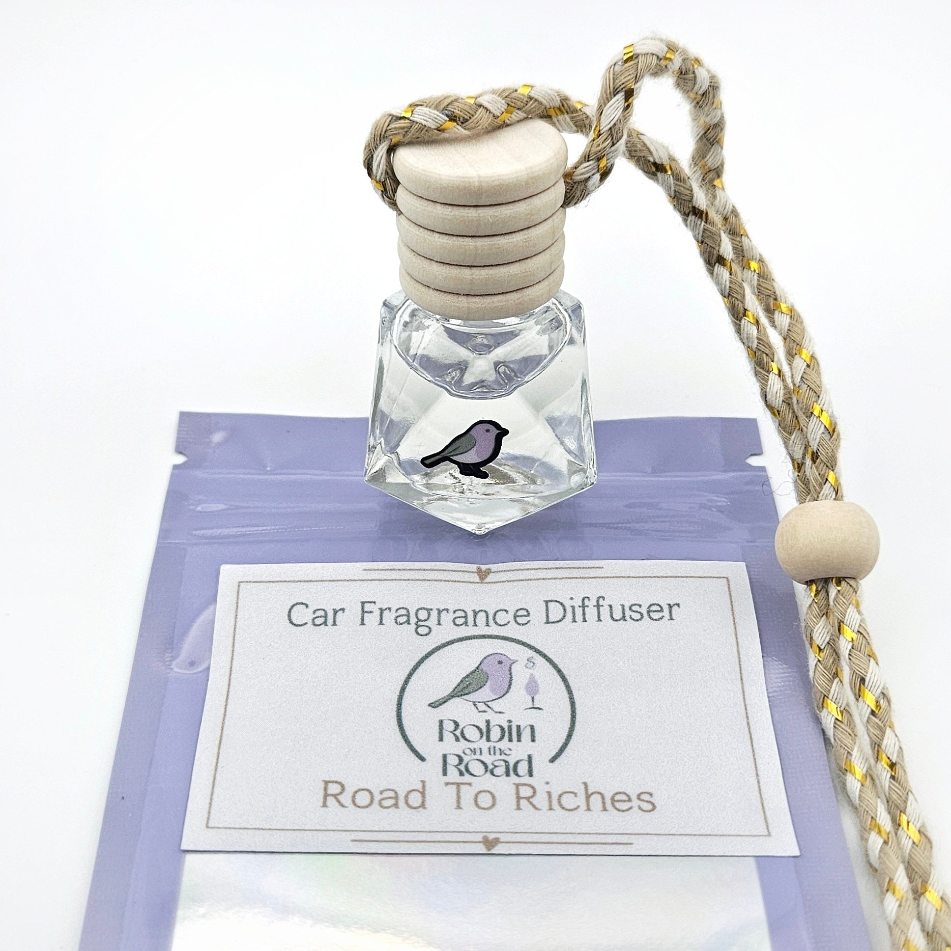 Road to Riches | Spiced Amber & Leather Car Fragrance Diffuser