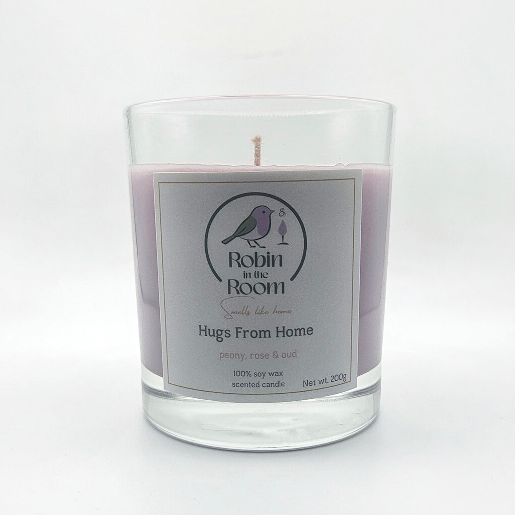 Hugs From Home | Peony, Oud & Vanilla Candle