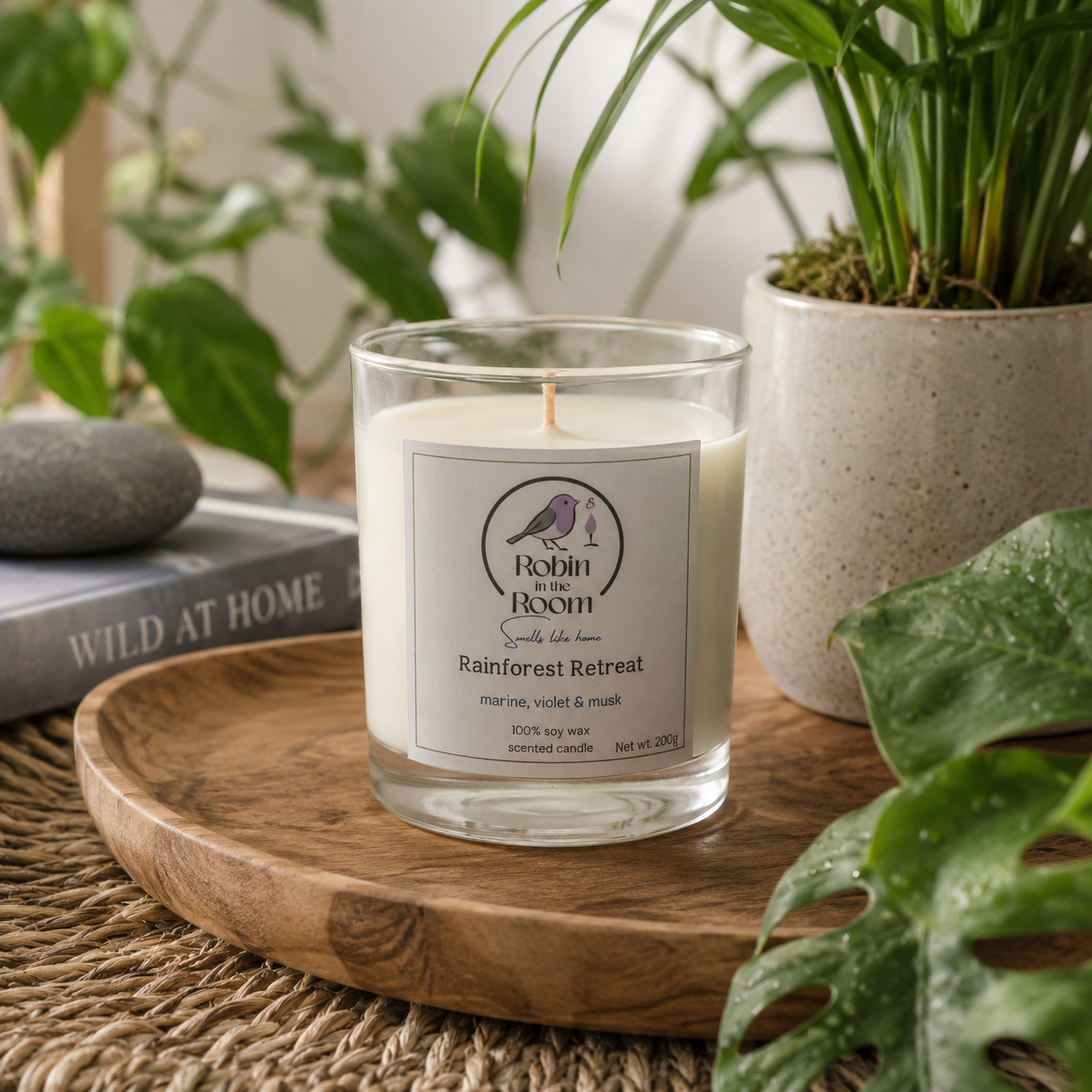 Rainforest Retreat | Marine, Green & Earthy Candle