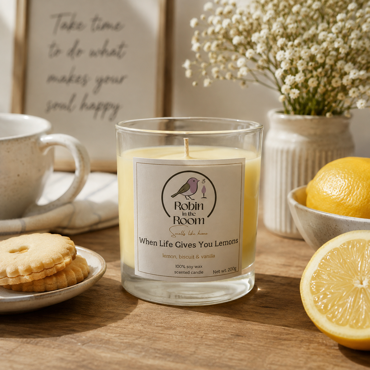 When Life Gives You Lemons | Lemon Biscuit & Vanilla Candle