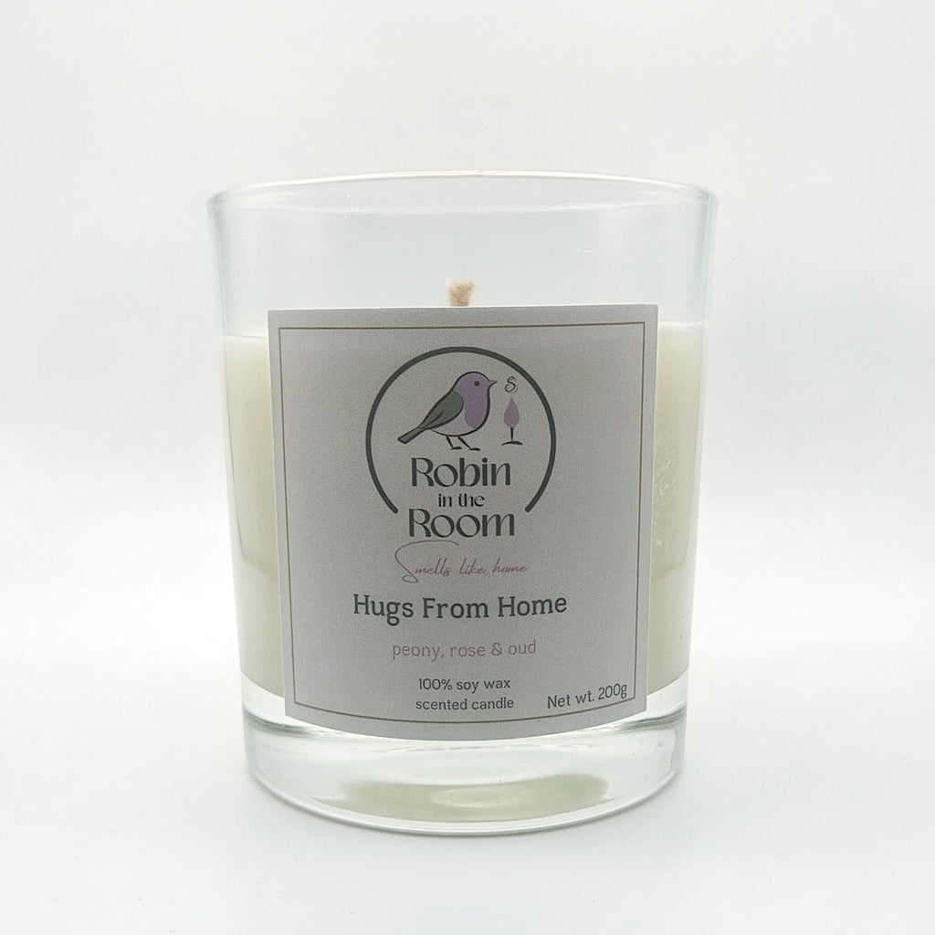 Hugs From Home | Peony, Oud & Vanilla Candle