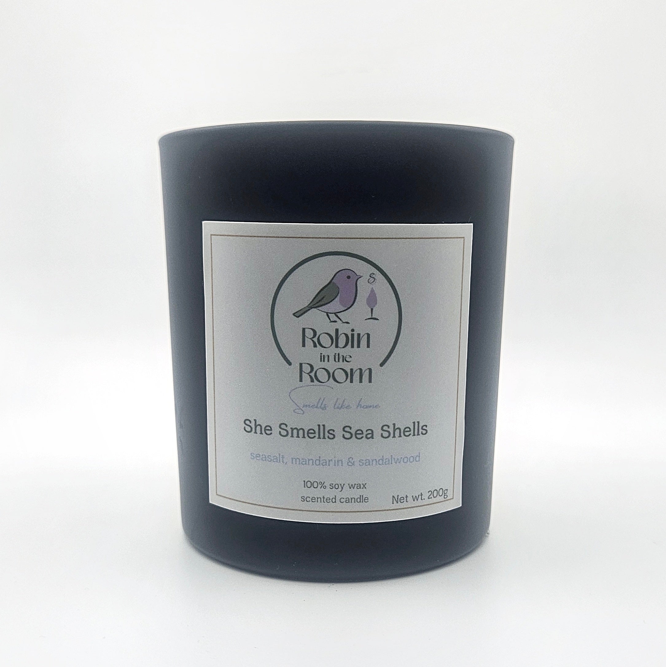 She Smells Sea Shells | Sea Salt, Jasmine & Cashmere Candle
