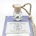 Tobacco and Vanilla 8ml hanging car fragrance diffuser