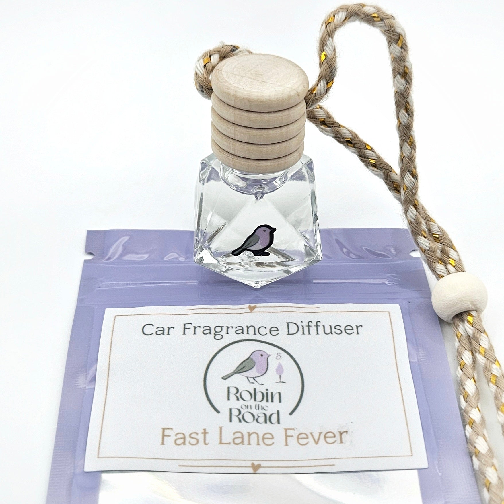 Fast Lane Fever 8ml perfume-inspired car fragrance diffuser